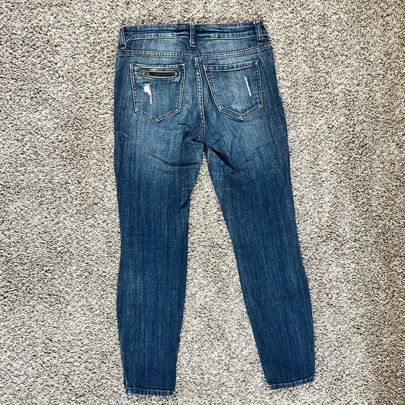 eunina women’s low rise distressed skinny jeans - Picture 3 of 6